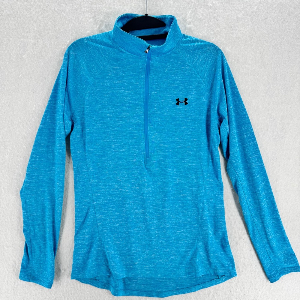 Under Armour - T-Shirt HeatGear Space Dye Loose Fit - Blue - Medium - Mens